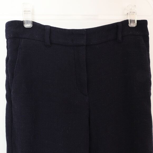 EMPORIO ARMANI Stretch Wool Slim Pants 40 Navy Blue Suit Trouser Office B56 - Picture 5 of 5